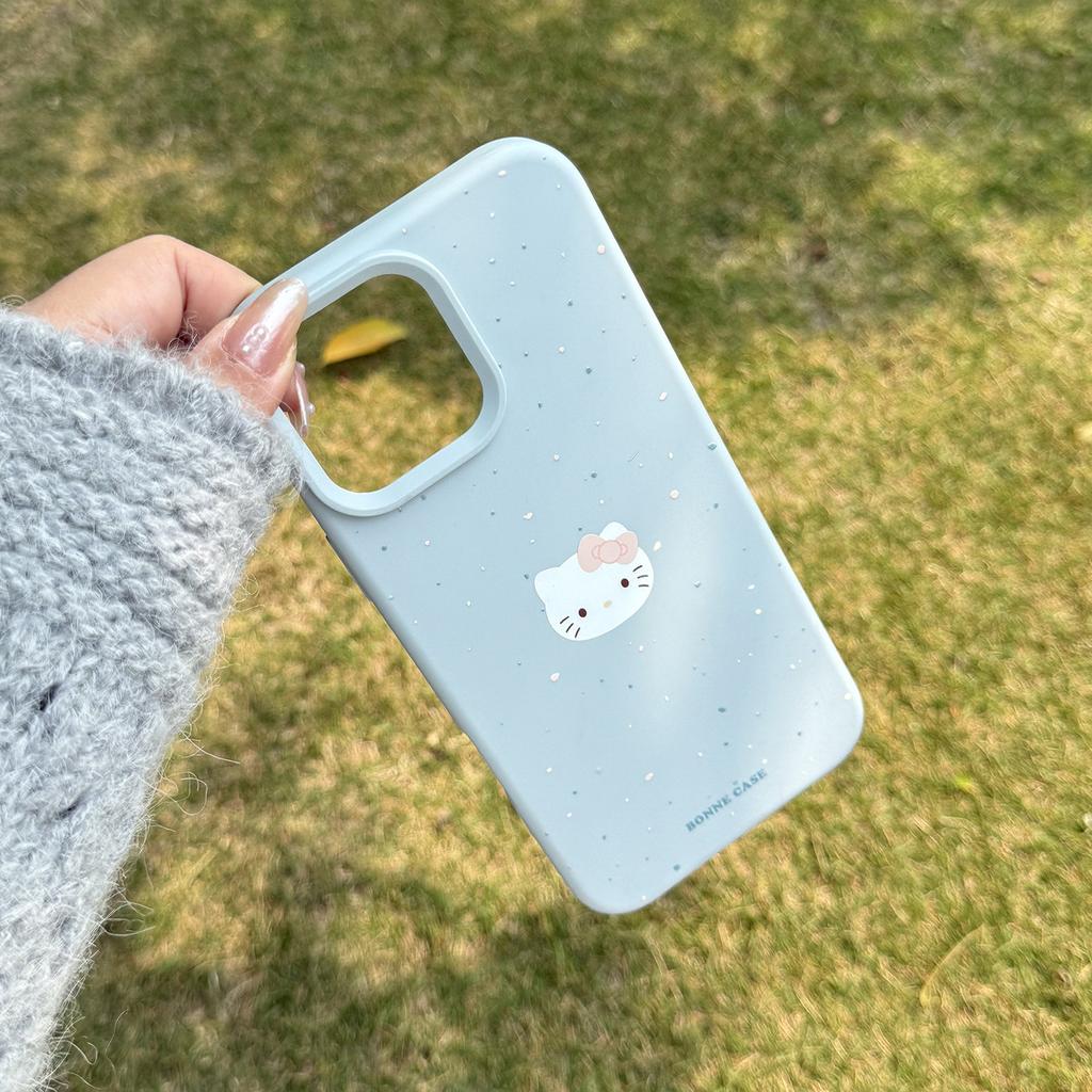 Bow cat rotating bracket for iphone17promax mobile phone case 16 cartoon 13 apple 14 pendant