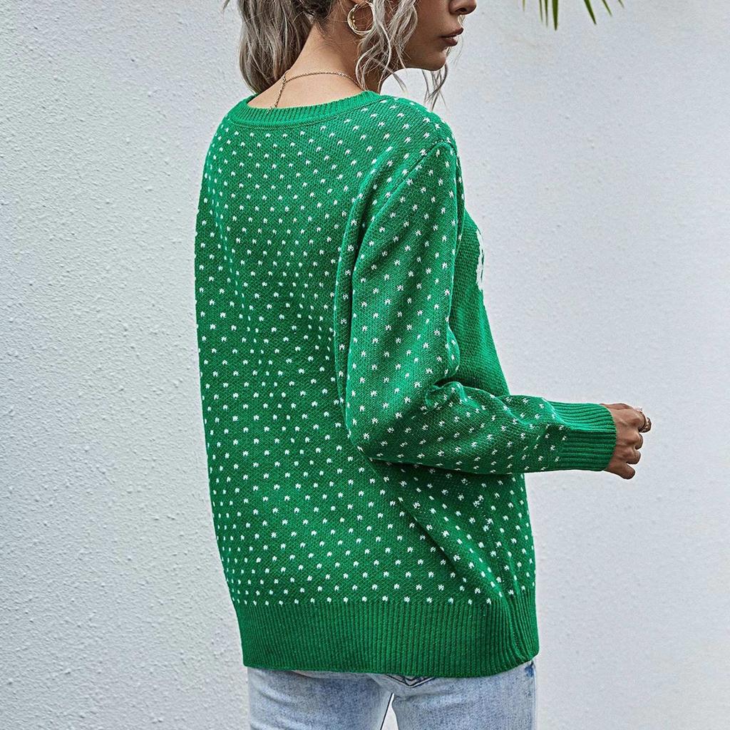 Women's  And Winter Pullover Christmas Deer Sweater