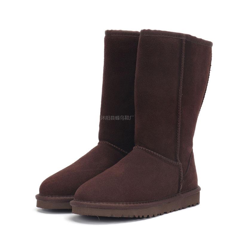 5815 Höga Snöstövlar Fleece Förtjockade Sangpo Snöbomullsstövlar Snöskor Fluffiga Stövlar