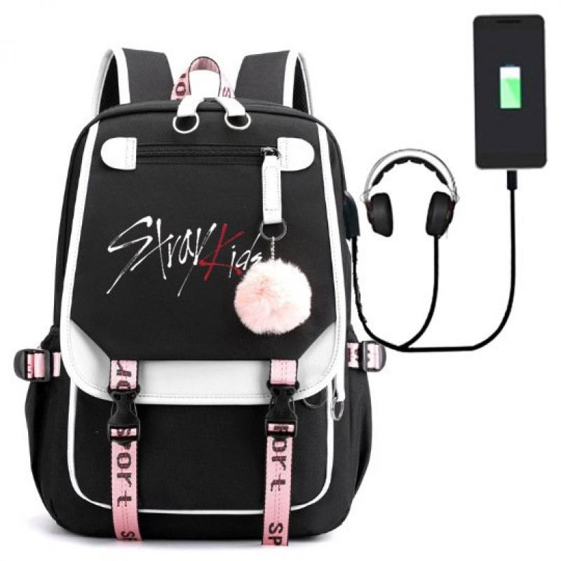 stray kids Backpack Mochila Kids Capacity Bags