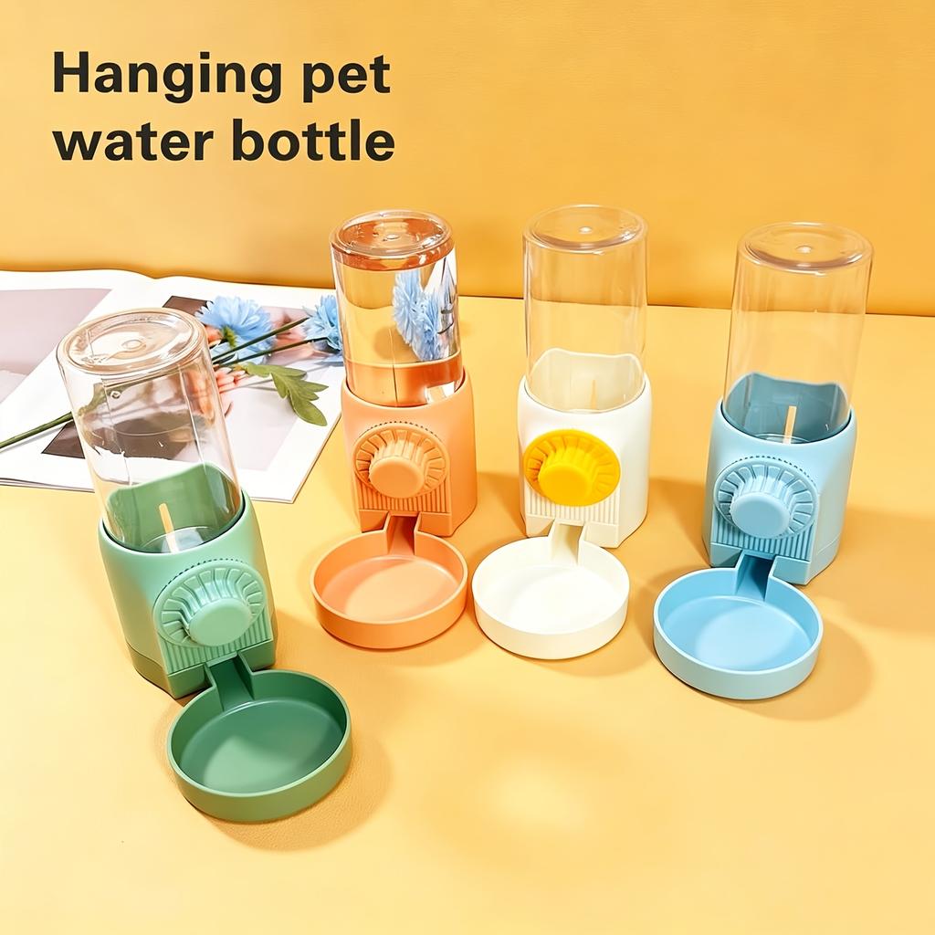 Battery-Free Hanging Pet Water Feeder No Spill Cage Mount Water Bottle Bowl Suitable For Dogs Cats Rabbits