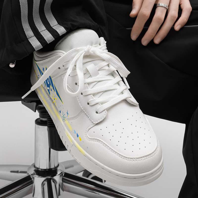 Unisex School Season Microfiber Board Sneakers Couple Casual Shoes Sizes 36-44 for Campus Walking Travel Streetwear and Daily Wear