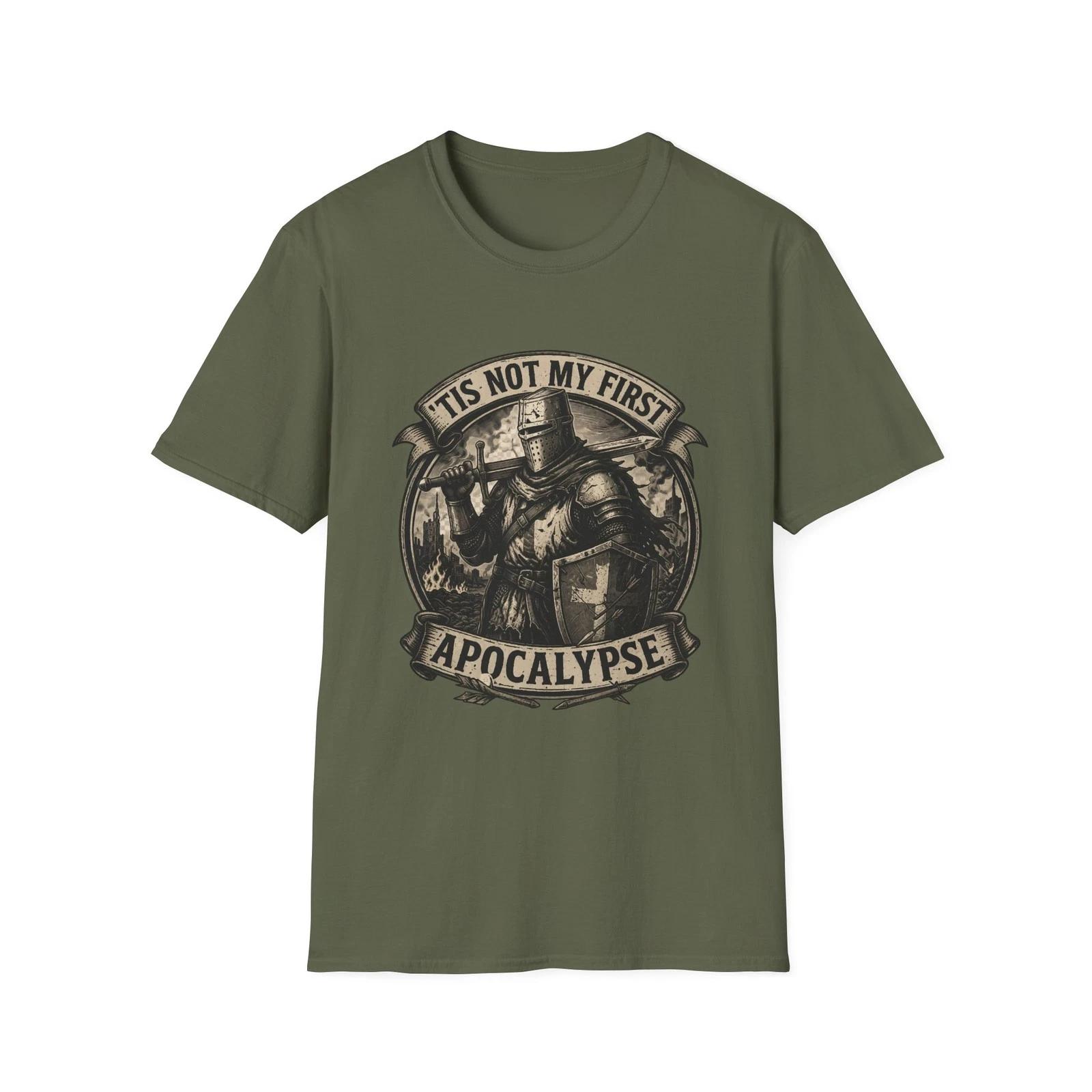 Tis Not My First Apocalypse Children s Children s T  Children s T-shirt | Knight Prepper Medieval Design 160