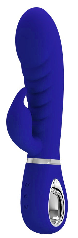 Vibro Rabbit Prescott 12 x 3.9cm Indigo - Pretty Love - Rabbits Vibrants