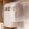 Clothing Dust Cover Transparent Dress Clothes Garment Dust Cover Hanging Organizer Waterproof Dustproof Clothes Wardrobe Storage
