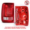 Rear Bumper Tail Lamp For VW Volkswagen Amarok 2011- Taillight Reversing Turn Signal Warning Lamp No Bulb Car Accessories