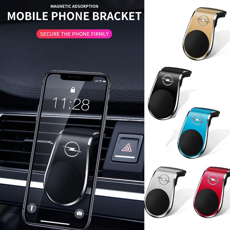 Car Phone Holder Air Vent Magnet Mount GPS Stand For Opel insignia Astra H G J Antara vectra Vivaro corsa c d zafira b Styling