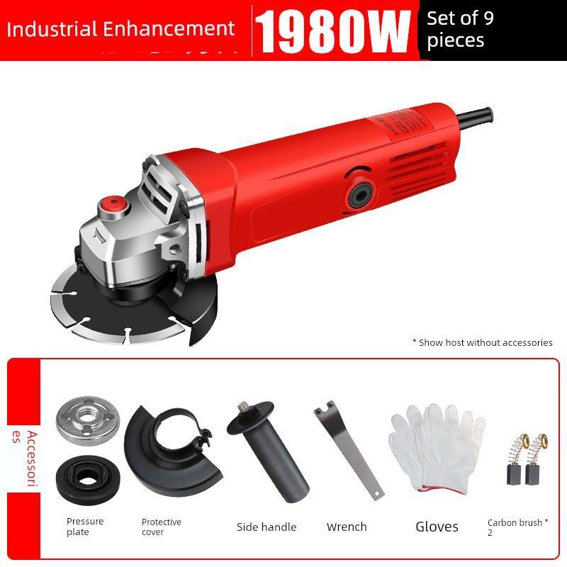 

Xinggu Genuine Goods Cutting Small Hand Grinding Wheel Angle Grinder Industrial Enhanced 9-piece set