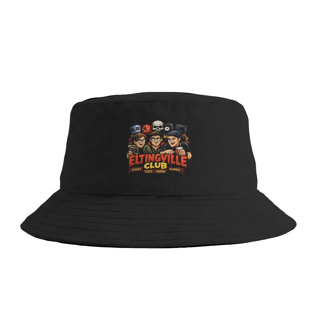 The Eltingville Club Bucket Hat Hawaii FisherUnisex Caps Personality Fishing Sun Hats For Couple Casual Graphic Cap