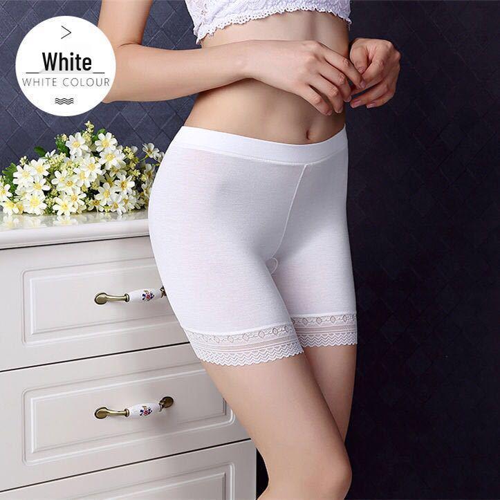 

Модальні захисні шорти з мереживною обробкою для жінок XXL (75-85 kg)