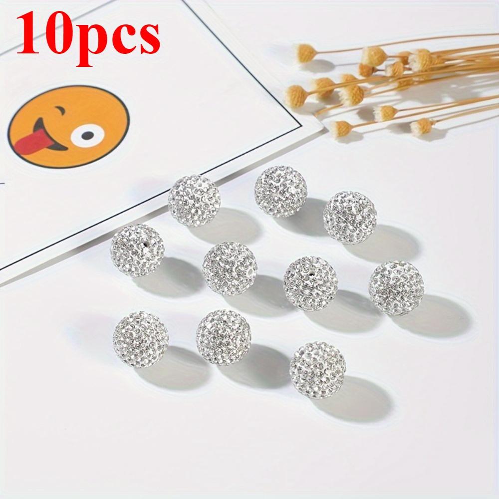 

10/20 Sparkling Starry Sky Clay Beads. For Christmas DIY jewelry making & crafts.