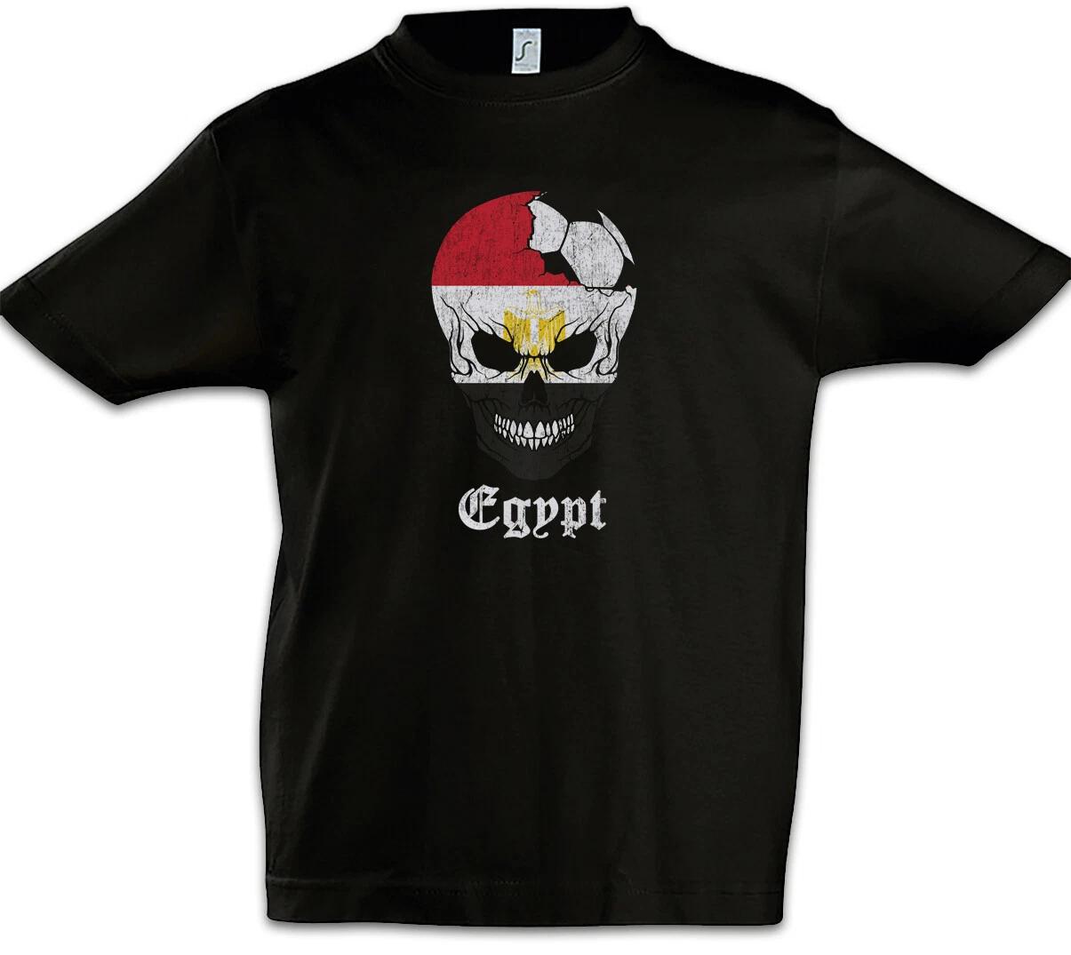 Egypt Football Skull I Kids Boys kids boys T-Shirt Egyptian Flag Football Egypt 100