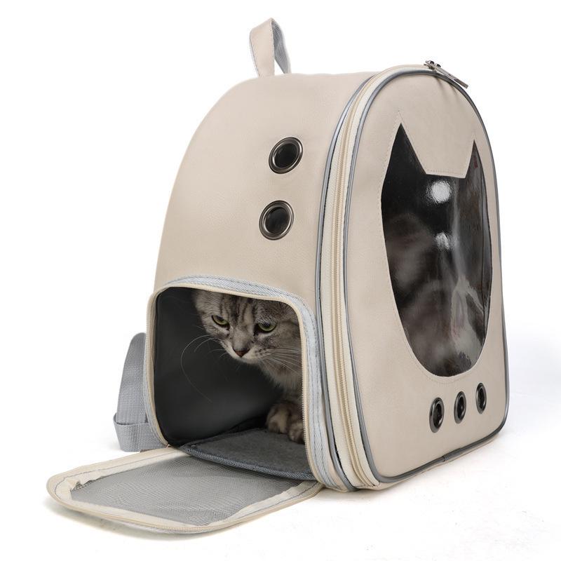Atmungsaktiver Großer Haustierrucksack & Bett für Katzen und Hunde: Ganzjahres-Design, Tragbares Design