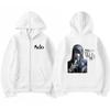 Ado Graphic Zipper Hoodies Autumn Winter Men Women Casual Fashion Harajuku Y2K Fleece Long Sleeve Zip-Up Hoodies Sweatshirt