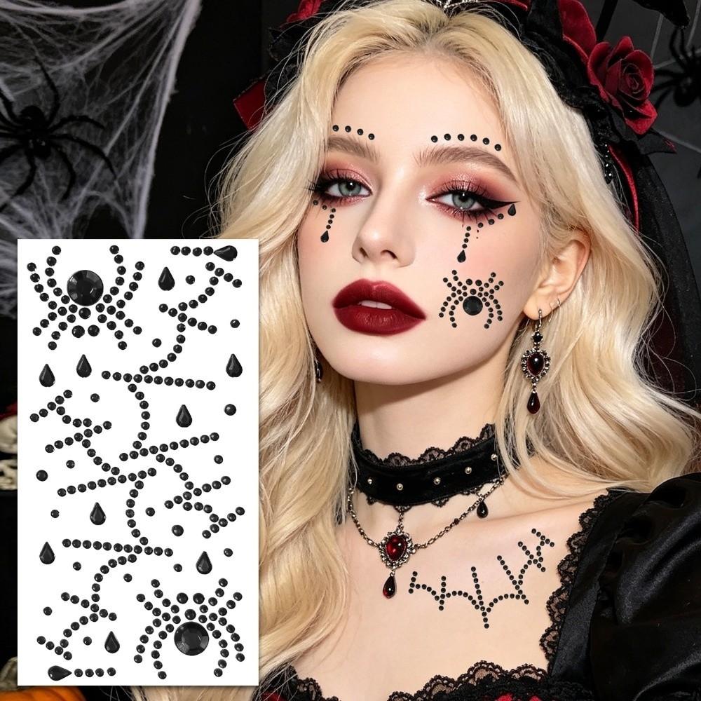 Makeup Crystal Tattoo Sticker Rhinestone Face Gem Sticker Halloween Party
