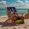 Ultra-Soft Beach Towel with Freddy Theme,Ideal for Pool - Camping, Diving - Perfect Travel Essential, Vibrant Beach Towel.
