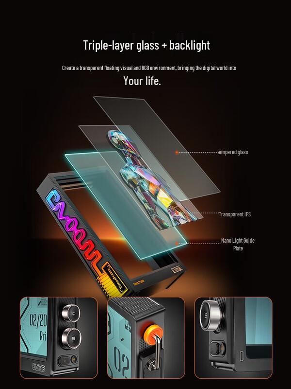 Divoom TimesFrame Transparent Electronic Photo Frame