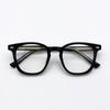 Lapeullolida Can Black Horn-Rimmed Glasses