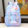 Cinnamoroll Cartoon Print Backpack Girls School Travel Bag Lightweight Large Capacity Nylon Bookbag Grades 3-4