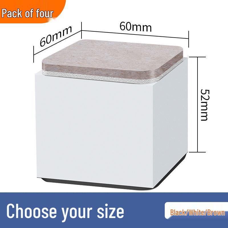 Masa, Dolap, Kanepe, Yatak ve Daha Fazlası İçin Kendinden Yapışkanlı Mobilya Yükseltme Pedleri