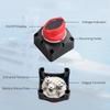 250A High Current Universal Battery Isolator Cut Off Switches with Digital Voltage Display Suitable for Boat Truck Use