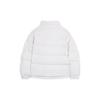 Li Ning Fitness Series Solid Color Casual Loose Stand Collar Warm Down Jacket Women Outerwear White AYMS268-1