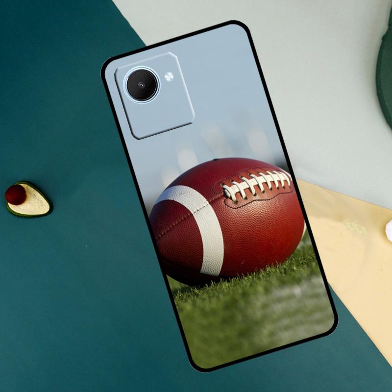 Rugby Ball Kit Team For Realme GT7 Pro GT6 C67 C65 C63 C61 C55 C53 C51 C35 C71 C75 11 12 13 14 15 Pro Plus Case