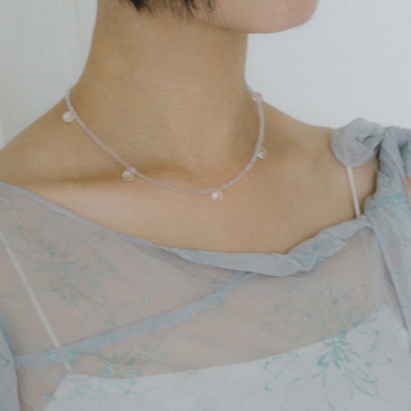 Oat Archive Clear Dew Necklace