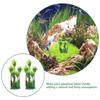 2Pcs Vivid Plastic Aquarium Plants Lifelike Water Grass for Fish Tank Decor Natural Hideout Play Environment Safe Soft Material