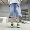 Boys' Denim Shorts Summer Thin Pants Summer Mid Pants Cropped Pants Children's Casual Pants