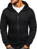 Cross-Border Men's Zipper Hoodie Fleece Pullover Cardigan, Customizable Logo, 2025 Model (W3841)