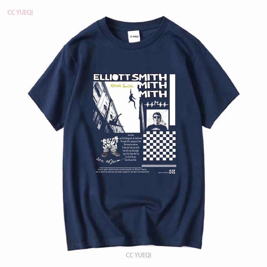 Inspired Elliott Smith T Shirt Legend Elliot An21987 Vintage Washed Stylish Casual Homme Streetwear Versatile Soft Stretched