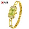 Fashion Luxury Square Dial Women Quartz Watch Elegant Alloy Strap Waterproof Wristwatch Reloj Mujer Girls Clock Gift
