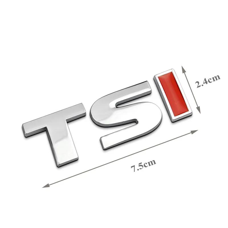 Metal Letters For Car Volkswagen Golf 7 TSI VW Jetta Polo 5 6 Tiguan Passat MK7 MK6 TSI Logo Emblem Sticker Trunk AccessoriesNB9