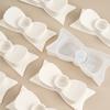3D Bow Candle Holder Silicone Mold DIY Bowtie Candlestick Plaster Casting Molds Concrete Resin Craft Making Home Decor Art Gift
