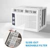 5000 BTU Window AC Unit with Remote - Cools Rooms  Low-Noise & Energy Saver Air Conditioner for Bedroom, Office, Dorm