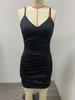 Sexy V-Neck Backless Bodycon Dress for Women - Cross-Seasonal Fashion