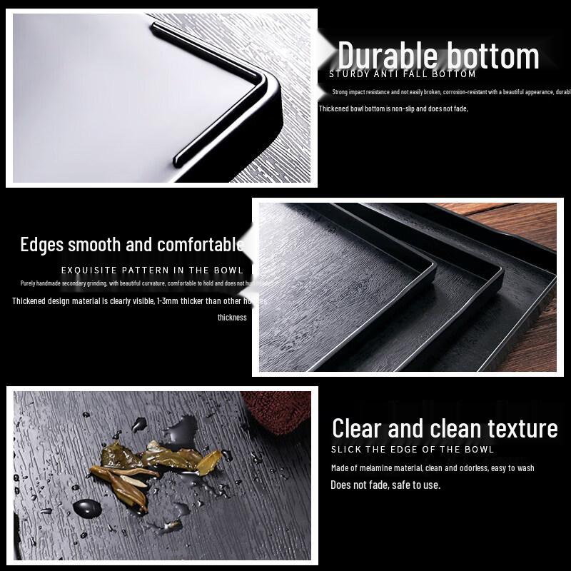 Rectangular Plastic Serving Tray