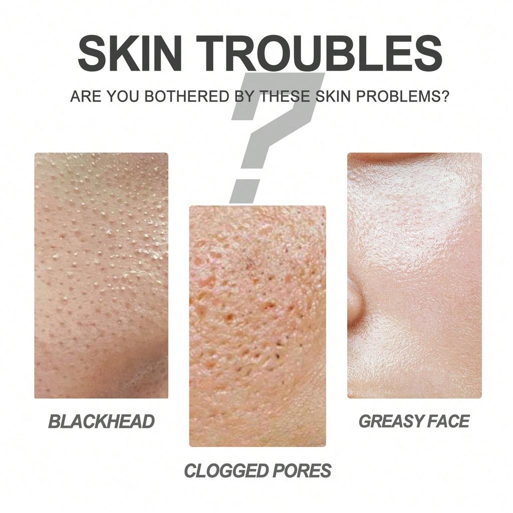 Oil Control Nose Strips Blackhead Remover Deep Pore Cleansing Acne Treatment Peel Off Mask