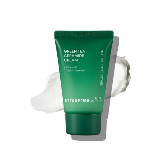 

Innisfree Green Tea Ceramide Cream Tube Intensive Hydration & Skin Barrier Care 50ml