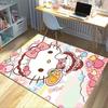 1pc Hello Kitty Heart Print Rug - Cute Home Decor| Office Carpet | Outdoor Rug | Gift Ideaz111
