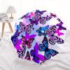 Colorful Butterfly Fabric, Vibrant Butterflies On Soft Background, Perfect for Quilting, Sewing, and Home DecorUmbrella, Cute Umbrella with Cute Desig