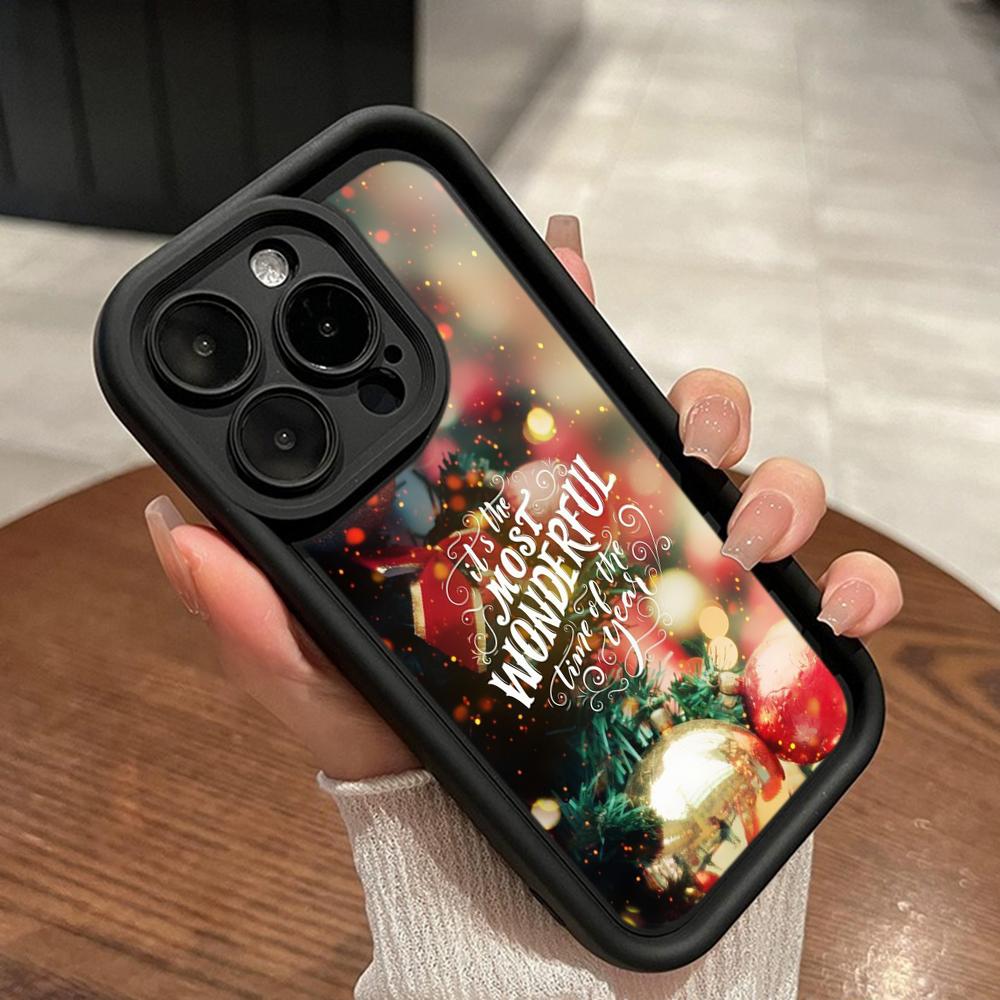 Sky Eye Ladder Soft Case für Samsung A06 A15 A25 A35 A55 A14 A24 A34 S23 S24 FE Alle Samsung Modelle Handyhüllen Cover NY43 Weihnachten Frohes Neues Jahr Kunst