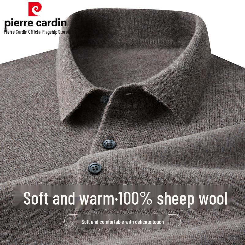 

Pierre Cardin Men s 100% Wool Mock Neck Sweater 2XL