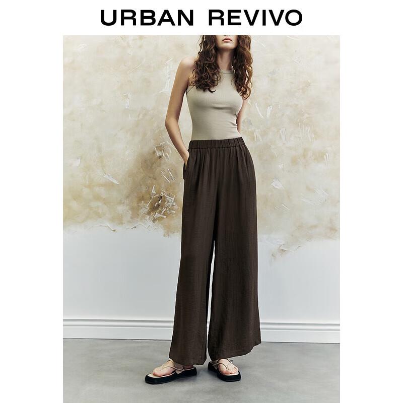 

UR Women s Flowy Elastic Waist Wide-Leg Pants XS