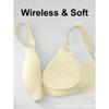 Women Wireless Comfortable Push Up Seamless Breathable Back Beauty Sports Bra