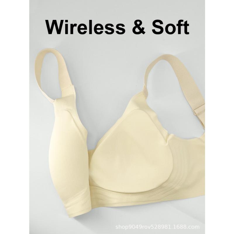 Women Wireless Comfortable Push Up Seamless Breathable Back Beauty Sports Bra
