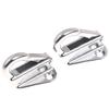 2Pcs 316 Stainless Steel Marine Spring Snap Fending Hook Marine Boat Spring Snap Attach Rope Fender Boat Hardware
