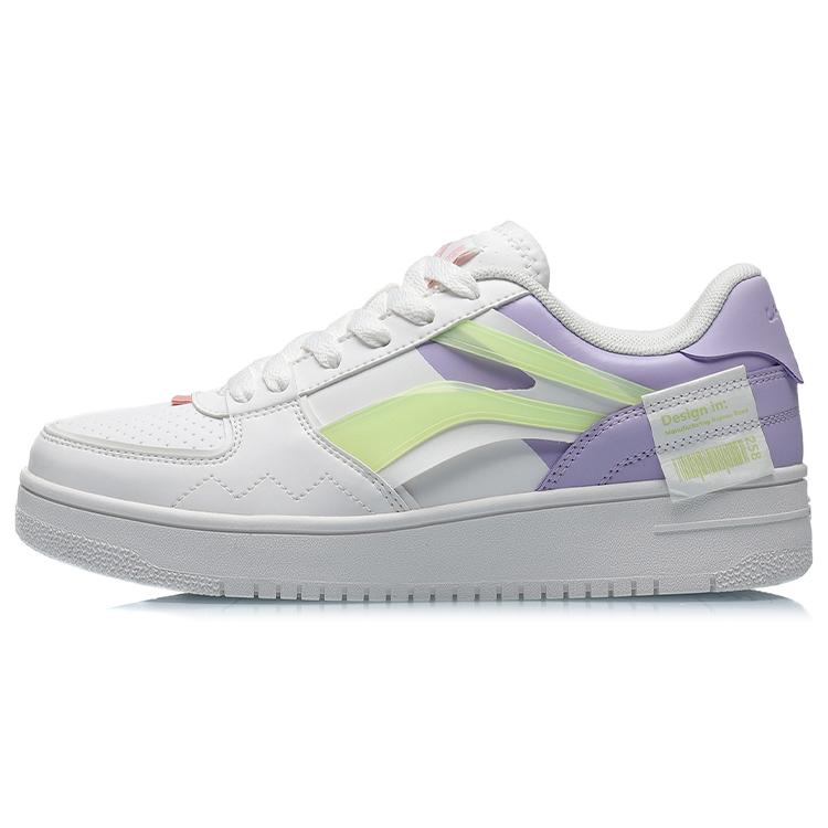 

Новые дышащие, нескользящие, легкие кеды LiNing с низким верхом для скейтборда, женские, цвет «лунный пурпурный», AGCQ378-4 37