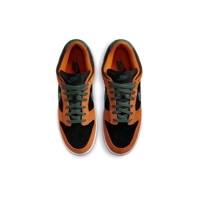 Nike Dunk Low SP Retro Ceramic 2020 Unisex Sneakers Orange Black Nori DA1469-001